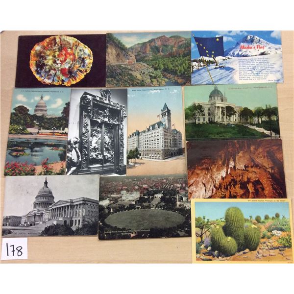 USA Sorted States Box 500+ Postcards