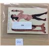 Image 2 : 2 Novelty "Work a light in this side" Nude Risque Women Postcards