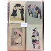Image 2 : Holiday - Greetings with Umbrellas Postcard Album Approx. 100