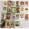 Image 2 : Santa Holiday Christmas Greeting Postcards 45+