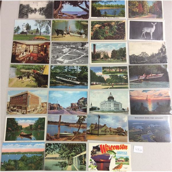 Wisconsin 500+ Postcards