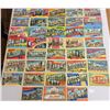 Image 1 : Large Letter Linen USA Postcards 235+