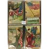 Image 2 : Patriotic Holiday Greeting Album 40+ Postcards