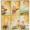 Image 1 : Set of 12 Art Nouveau Lday & Angel Children Postcards