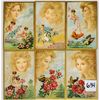 Image 2 : Set of 12 Art Nouveau Lday & Angel Children Postcards