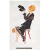Image 2 : 2 Art Nouveau Lady & Angel by Kirchner Postcards