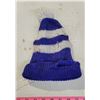 Image 9 : Vintage Toronto Maple Leafs Sweater, Socks and Toque - very worn, holey in places
