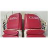 Image 7 : Lot of Vintage CCM Hockey Gear; Shin Pads, Knee Pads, Gloves