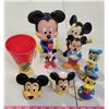 Lot of Vintage Mickey Mouse/Donald Ducks Toys