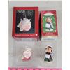 Carlton Cards Granddaughters 1st Christmas '95 and Hallmark Keepsake Ornament Granddaughter