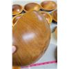 Image 7 : Lot of Wooden Bowls