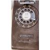 Image 3 : Wall hanging brown rotary phone - sasktel ITT