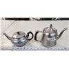 Image 1 : Pair of metal teapots