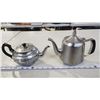 Image 2 : Pair of metal teapots
