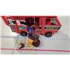 Image 2 : Large "Big jim" plastic fire truck toy - with some accessories