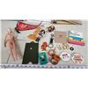 Image 2 : Misc items - ornaments, knick knacks, binders, barbie, watch, etc.