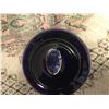 Image 3 : Beautiful Rucni Prace Hand Painted Cobalt Blue Vase Czech Republic