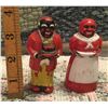 Image 1 : Antique Aunt Jemima/Uncle Moses Salt & Pepper shaker