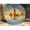 Image 3 : 2 Beautiful Hand painted collector plates 9"-10"