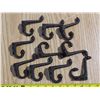 Image 1 : 10x 4 inch Iron Acorn Hooks