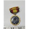 Image 1 : Spain. Civil War. 1936-1939 Campaign medal. Black lion seated on defeated dragon with hammer and sic