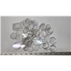 Image 2 : Lot of 50 hard plastic holders for Canadian coins. Most denominations included.