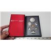1987 Davis Strait Double Dollar Proof Set. The Silver Dollar commemorates the 400th Anniversary of J