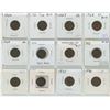 Image 1 : Lot of 12 Canadian George V Small Cents. Includes 1920, 1921, 1927, 1928, 1929, 1930, 1931, 1932, 19