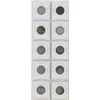 Image 2 : Lot of 10 Edward VII & George V Silver 25 Cents. Includes 1907, 1909, 1910, 1919, 1920, 1928, 1929, 