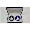 Image 1 : Bicentennial Collection of Cameo's in Crystal - The Franklin Mint; De Grasse and Jones