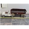 Image 1 : Tonka Truck and Trailer + Metal orange trailer top