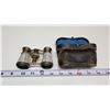 Image 1 : Antique "Chevalier Paris" mother of pearl, Opera binoculars/glasses - comes with leather case
