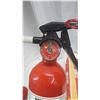 Image 3 : Pair of assorted Fire extinguishers - appear unused