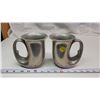Image 1 : Pair of Pewter/Aluminum? Metal cups