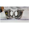 Image 3 : Pair of Pewter/Aluminum? Metal cups