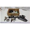 Image 2 : Box of vintage car parts - Climate control module, power window module, etc.