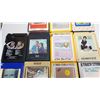 Image 3 : 11 assorted 8 Track tapes - and vintage stocking box