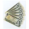 Image 1 : Six 1973 Canada $1.00 one dollar bills