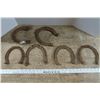 Image 1 : (6) 1,800's draft horse shoes