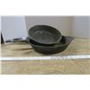 Image 1 : 10 1/2 inch + 12 inch assorted fry pans (needs reseasoning)