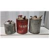 Image 2 : 3 vintage metal gasoline cans