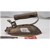 Image 4 : Vintage items - Iron, razor blades, charge tester? Etc.