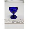 Image 1 : Cobalt blue eye wash cup - vintage 1930s heavy glass - perfect condition