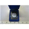 Image 3 : 1971 British Columbia Centennial Nickel Dollar. Housed in its original blue clamshell case of issue.