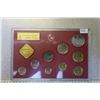 1980 Union of Soviet Socialist Republics (USSR) 9-coin mint set. Leningrad Mint. Housed in its origi