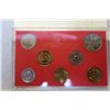 Image 1 : 1986 Japan Mint Set. 6-coin set plus a Mint Medal depicting a Tiger. Housed in its original case & b