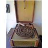 Image 1 : Vintage suitcase crank gramophone