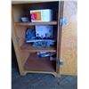 Image 2 : Small cupboard with contents  15X 17 X 31"H