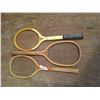 Image 1 : 3 vintage tennis raquets