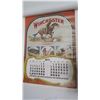 Image 5 : Buffalo Bill commemorative 1977 Winchester 12 month Calendar - 26"x20"